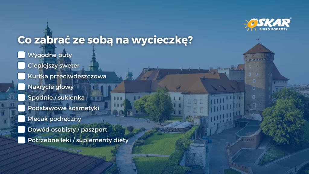 Co zabrać ze sobą na wycieczkę po 50-tce