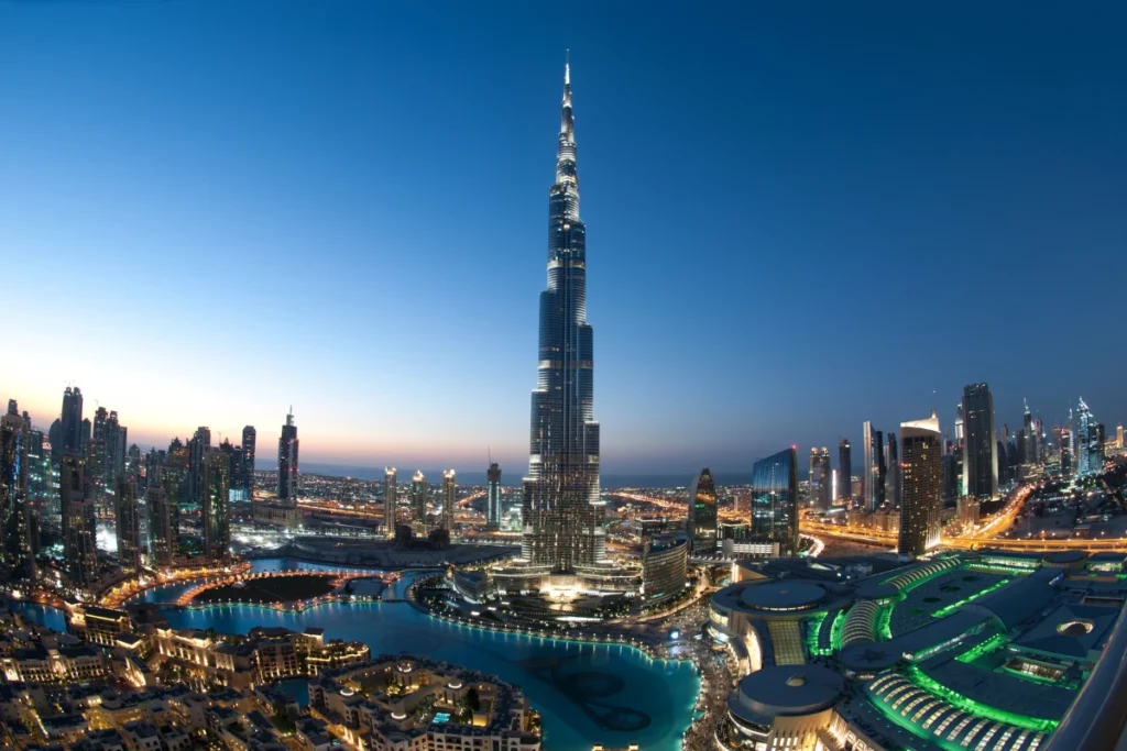 Burj Khalifa w Dubaju, Zjednoczone Emiraty Arabskie