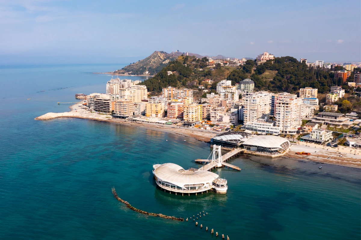 Wybrzeże w Durres, Albania